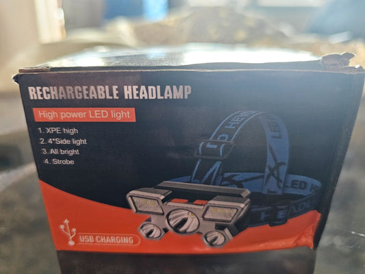 Lanterna de cap reîncărcabilă