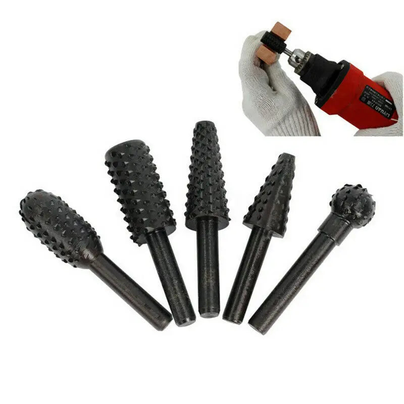 Set 5 Freze pentru Lemn 1/4" – Tăiere și Sculptură