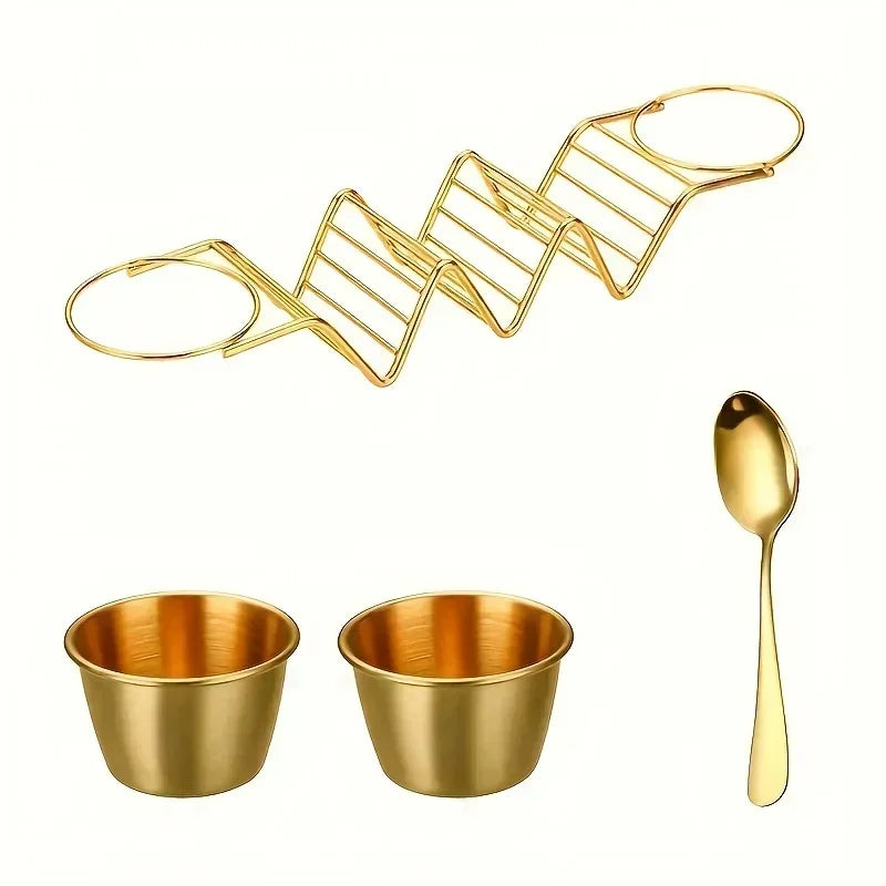 Set Suport Taco din Inox – 4 Piese