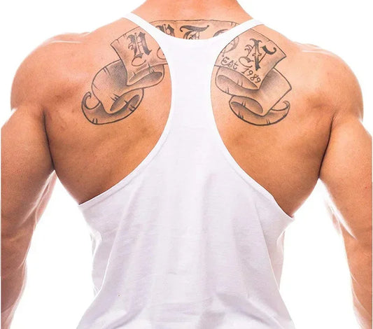 Maiou Fitness Stringer pentru Bărbați – Gym & Bodybuilding