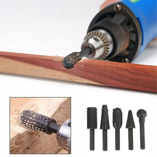 Set 5 Freze pentru Lemn 1/4" – Tăiere și Sculptură