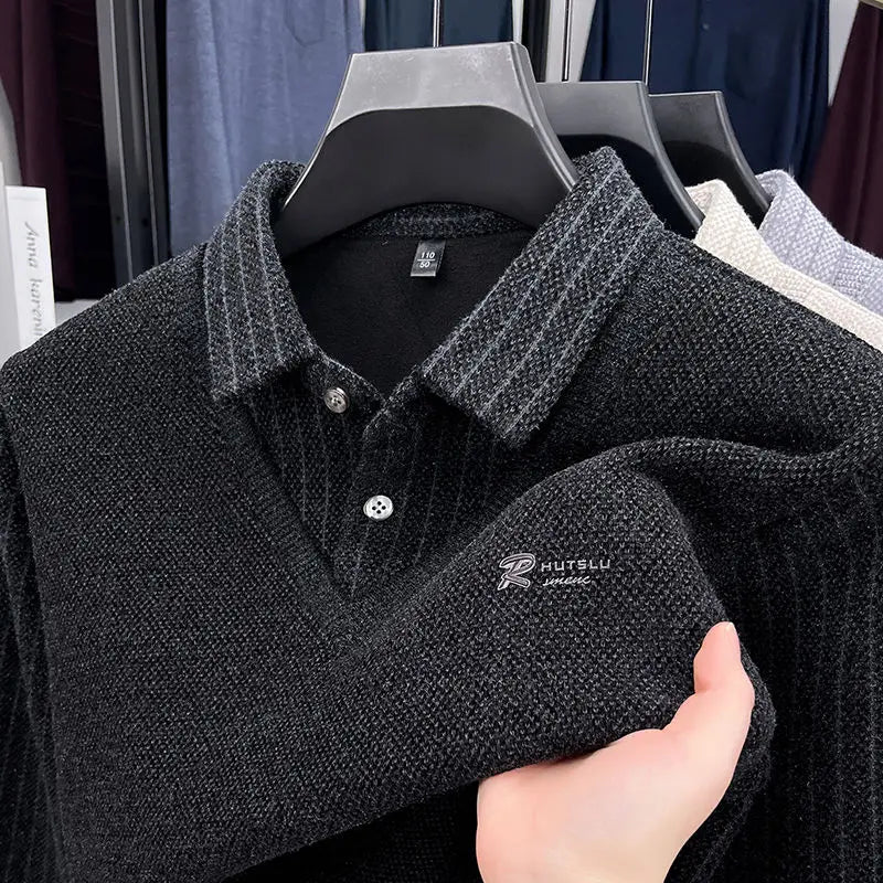 Pulover Polo Premium – Tricotat și Călduros