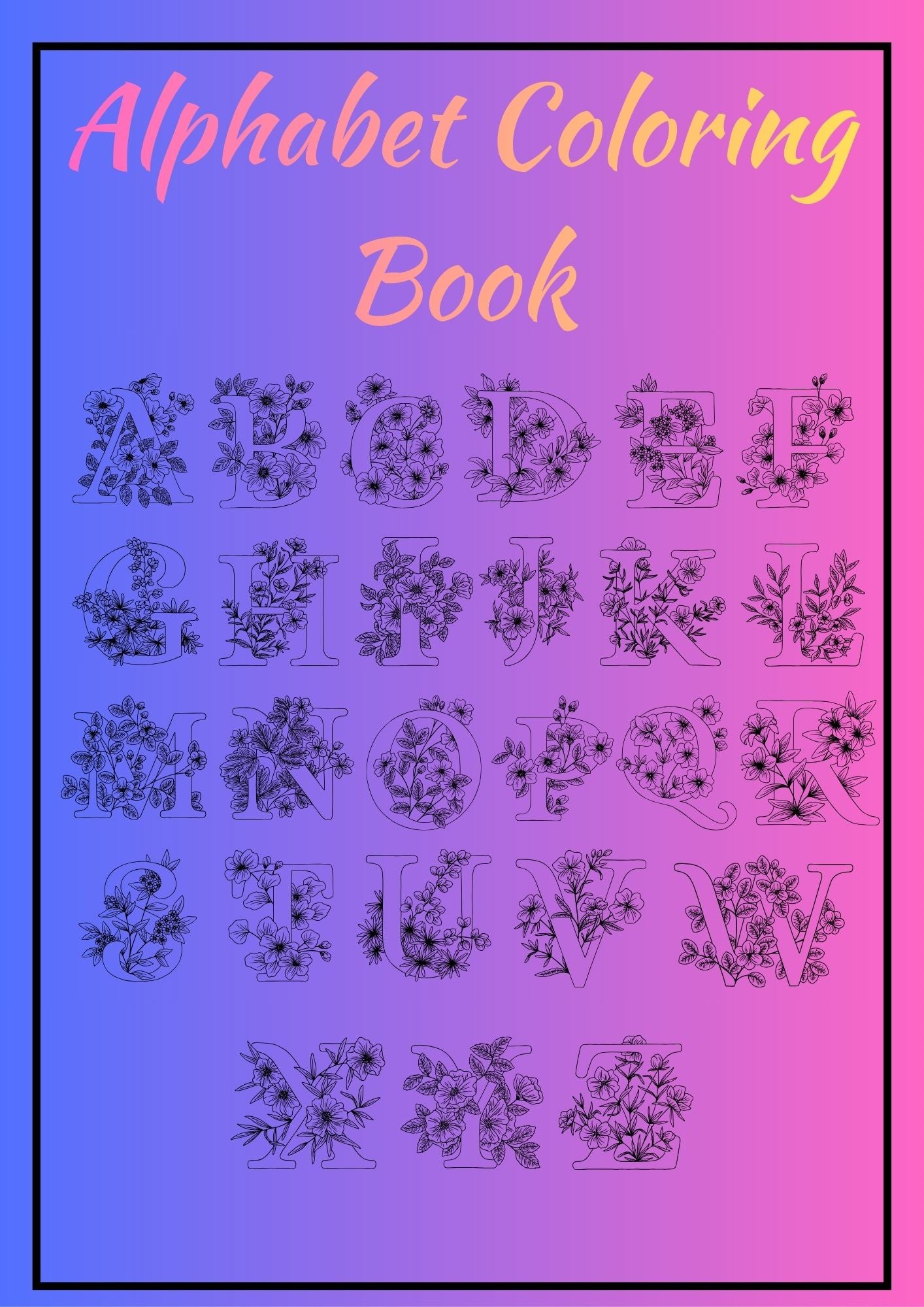 Alphabet Coloring Book