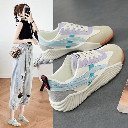 Pantofi Sport Damă Casual – Sneakers Albi și Confortabili