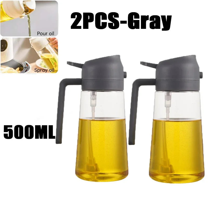 Pulverizator Ulei 2 în 1 – Spray și Pensulă pentru Gătit