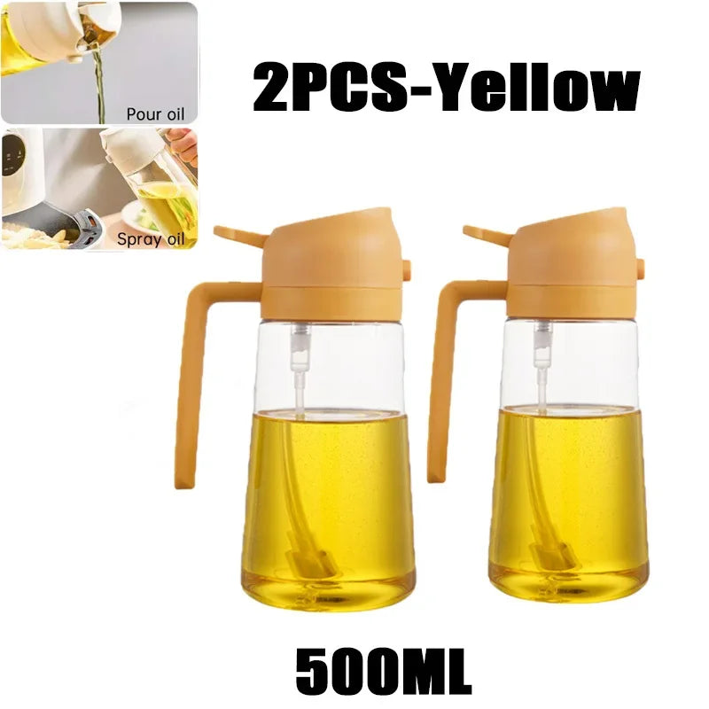 Pulverizator Ulei 2 în 1 – Spray și Pensulă pentru Gătit