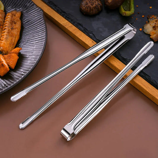 Clește Inox pentru Grătar – BBQ și Bucătărie