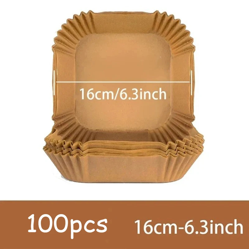 50 Buc Hârtie Air Fryer Antiaderentă