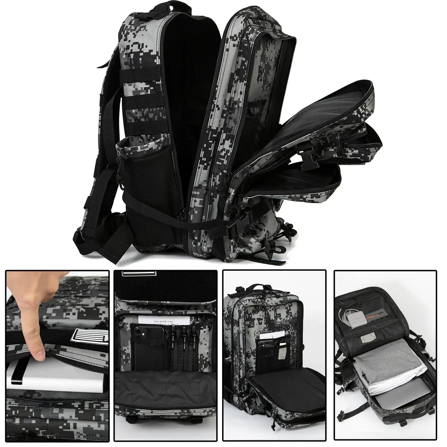 Rucsac Tactic 45L – Camping, Drumeții și Călătorii