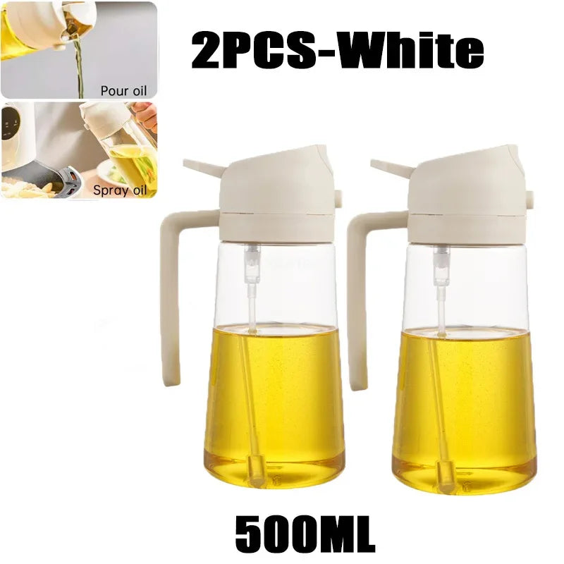 Pulverizator Ulei 2 în 1 – Spray și Pensulă pentru Gătit