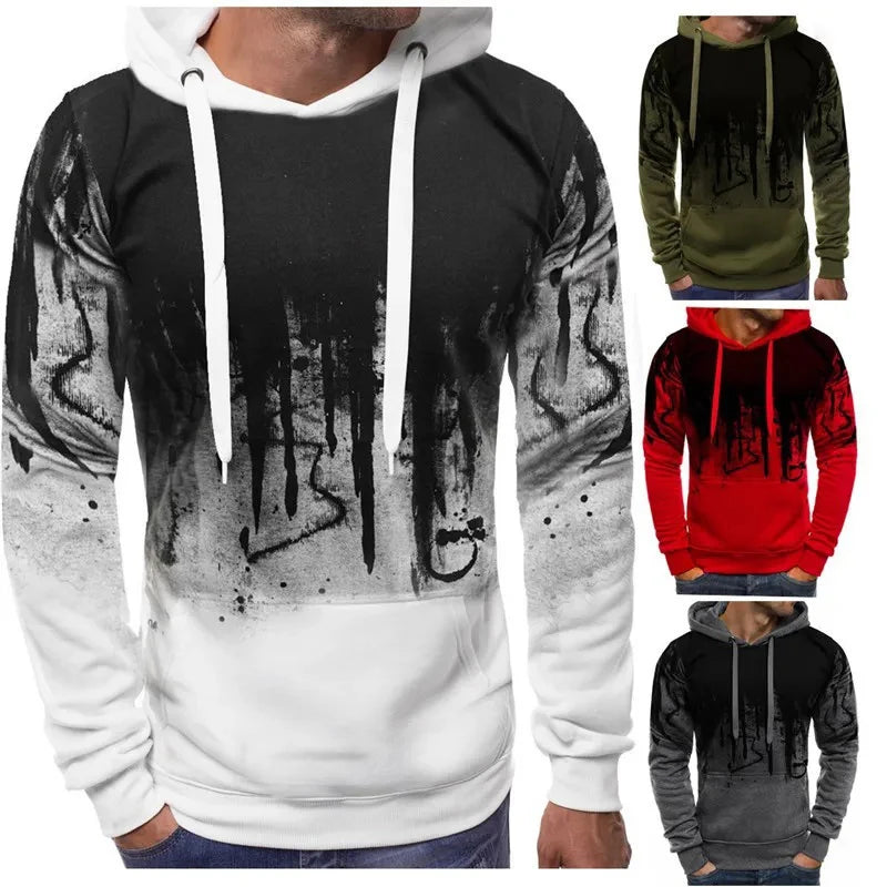 Hanorac Gradient cu Glugă – Casual & Sport
