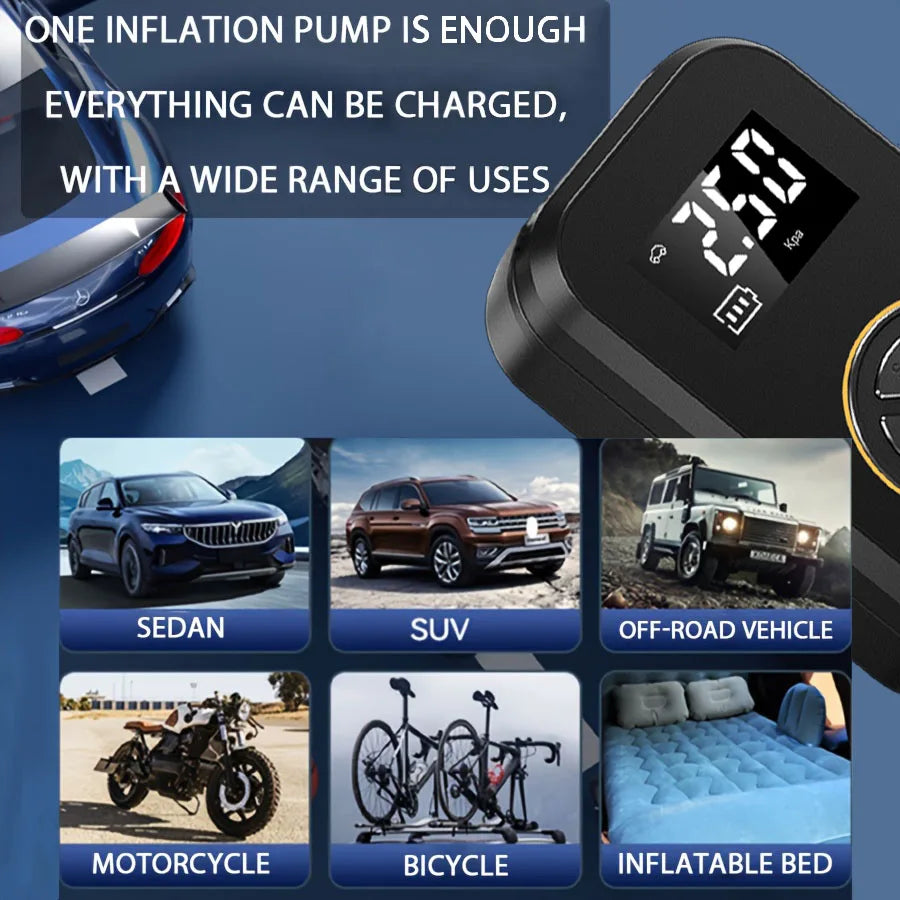 Compresor Auto Portabil BELIBUY cu Display Digital