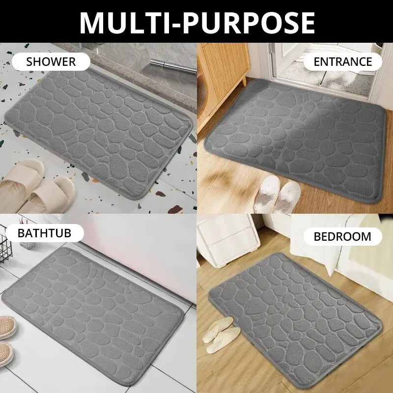 Covoraș Embosat Anti-Alunecare – Model Pebble