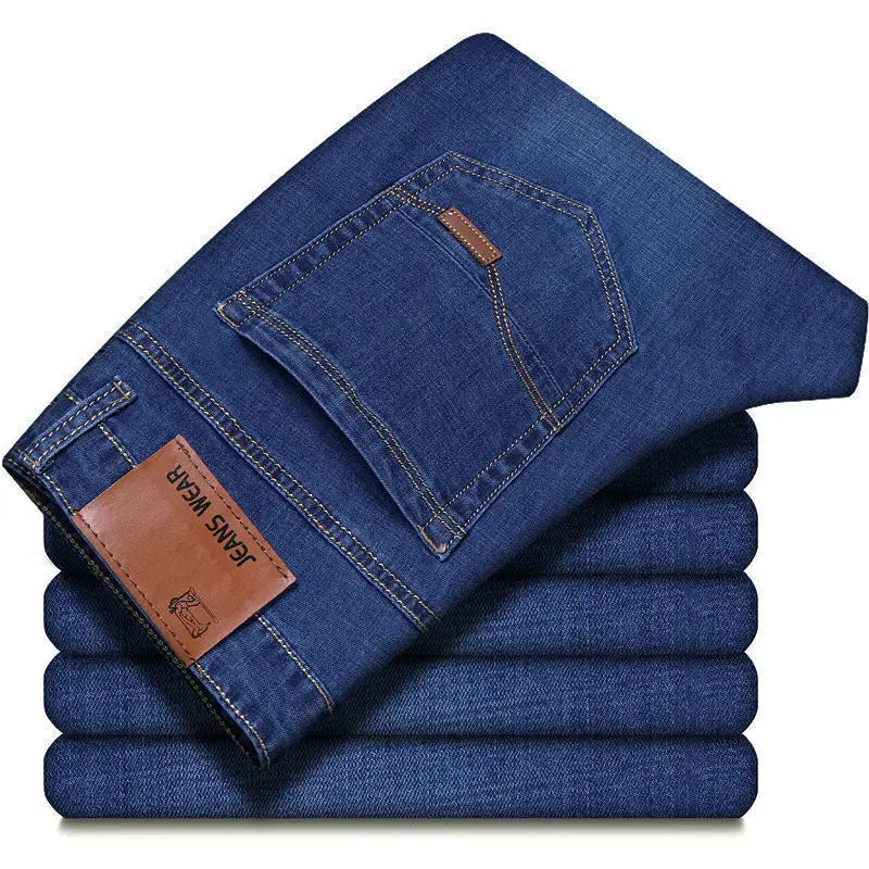 Blugi Negri Straight Fit – Casual & Business