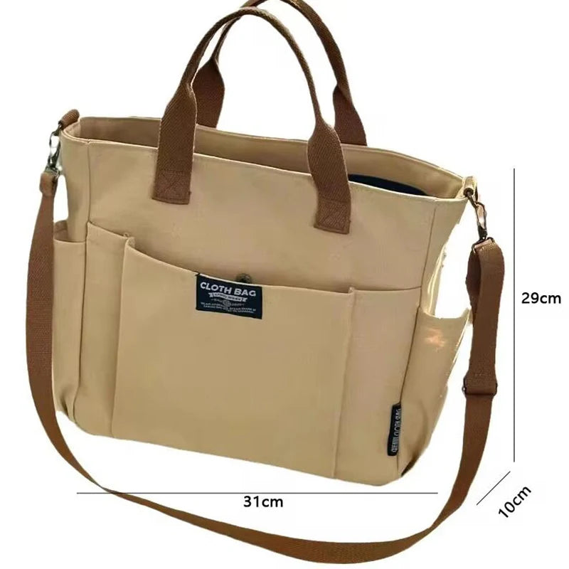 Geantă Tote din Pânză – Spațioasă și Elegantă