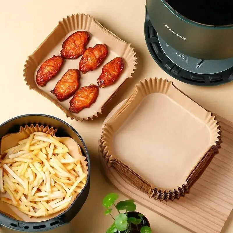 50 Buc Hârtie Air Fryer Antiaderentă
