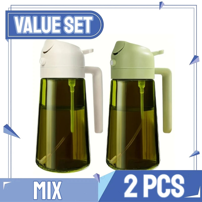 Pulverizator Ulei 2 în 1 – Spray și Pensulă pentru Gătit