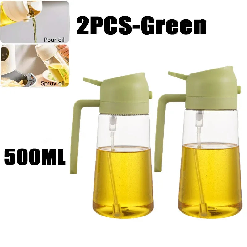 Pulverizator Ulei 2 în 1 – Spray și Pensulă pentru Gătit