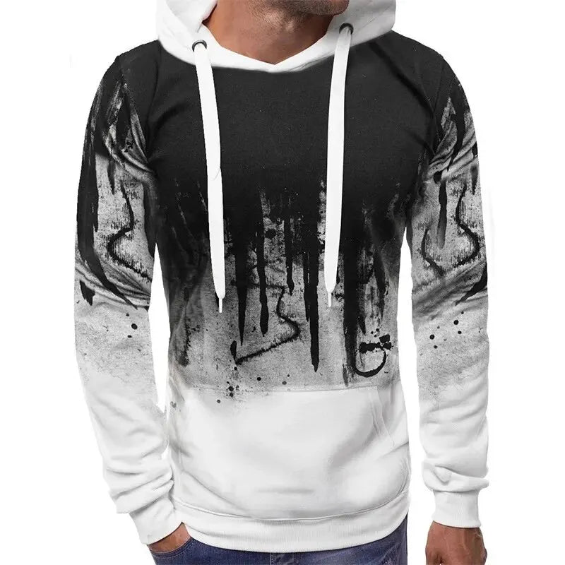 Hanorac Gradient cu Glugă – Casual & Sport