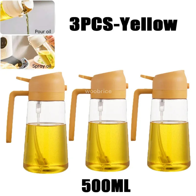 Pulverizator Ulei 2 în 1 – Spray și Pensulă pentru Gătit