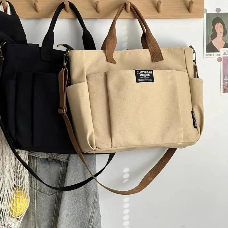 Geantă Tote din Pânză – Spațioasă și Elegantă