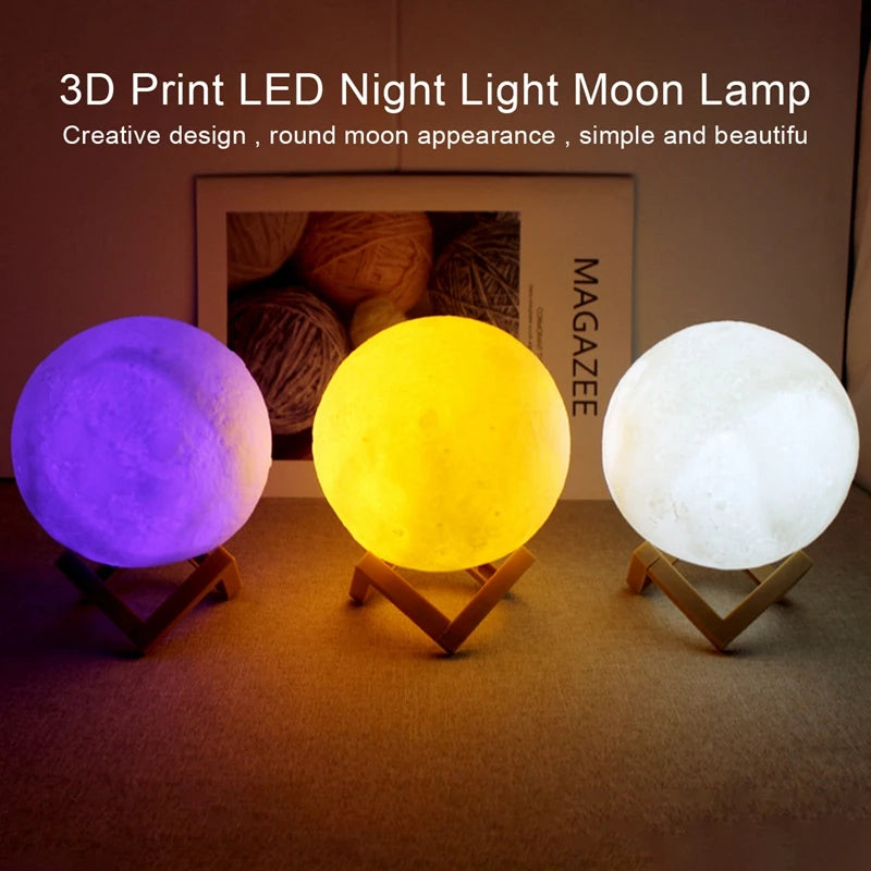 Lampă LED Lună – Galaxy Night Light