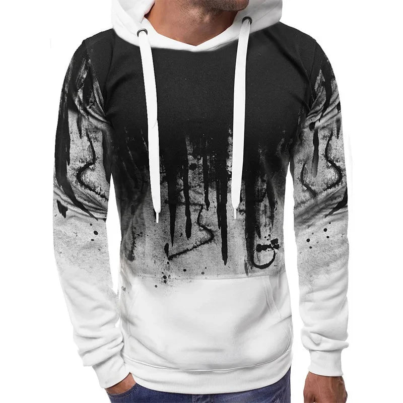 Hanorac Gradient cu Glugă – Casual & Sport