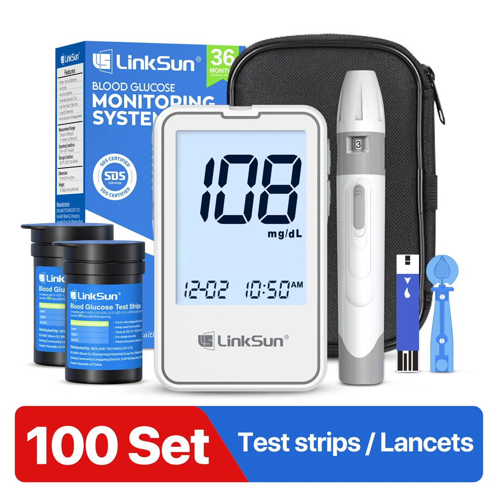 Glucometru LinkSun G-425-1 – Kit Monitorizare Glicemie
