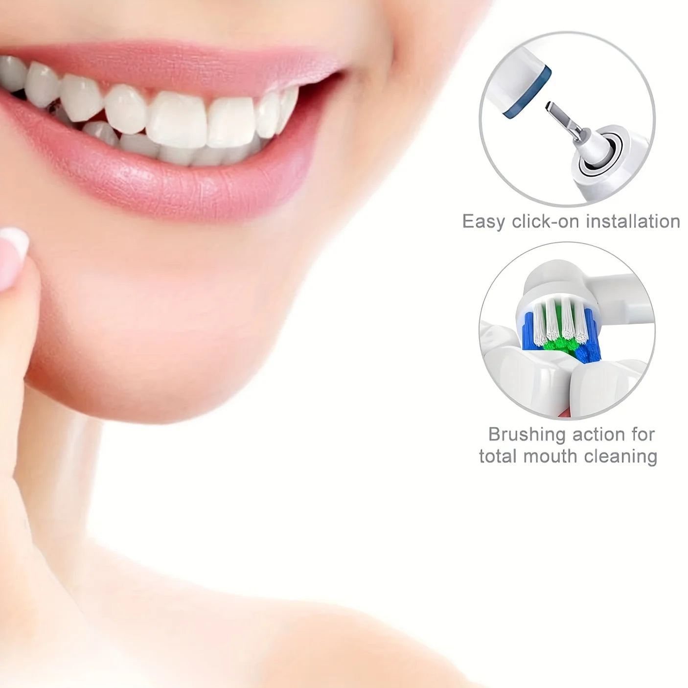 Rezerve Compatibile Oral-B Braun – 4/12/16/20 Bucăți