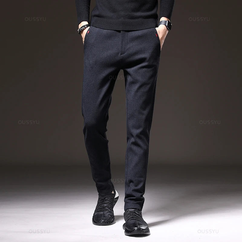 Pantaloni Casual Slim Fit – Business & Confort