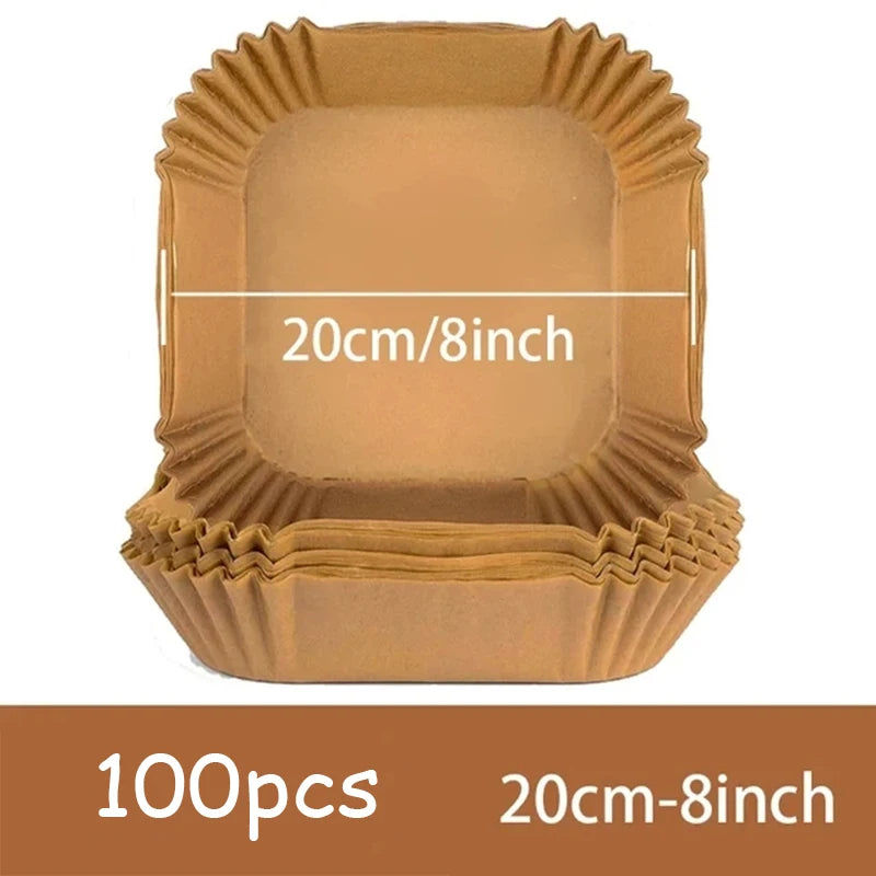 50 Buc Hârtie Air Fryer Antiaderentă