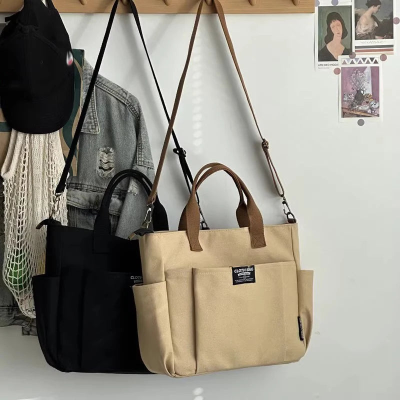 Geantă Tote din Pânză – Spațioasă și Elegantă