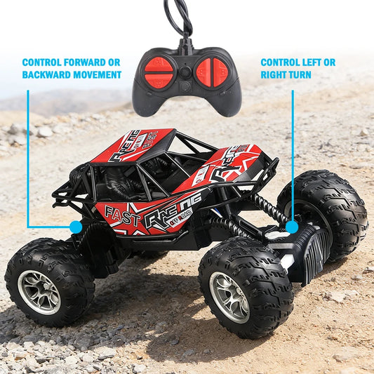 Mașină Off-Road cu Telecomandă – Lumini și Anvelope Anti-Alunecare