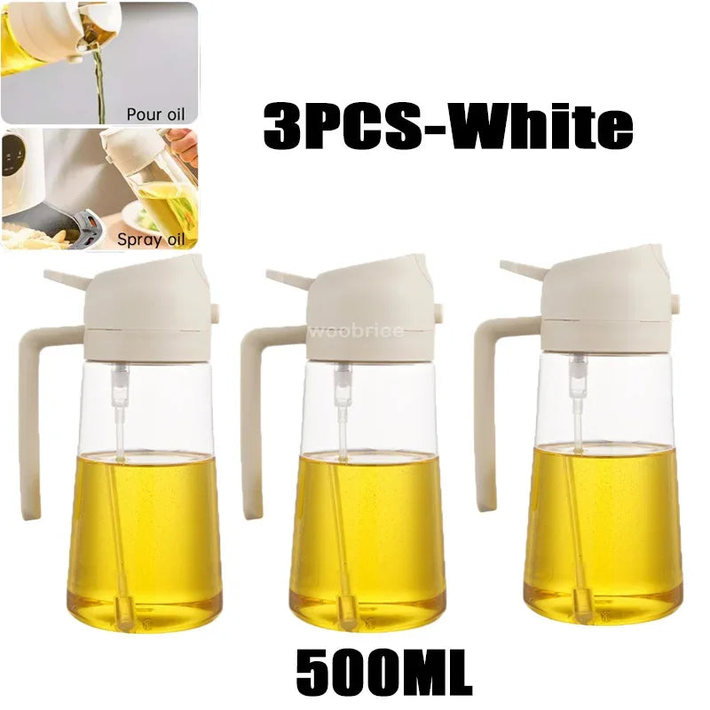 Pulverizator Ulei 2 în 1 – Spray și Pensulă pentru Gătit