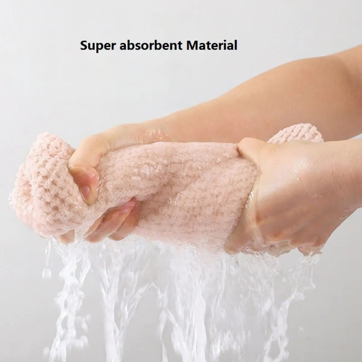 Turban pentru Păr Super Absorbant cu Nasture
