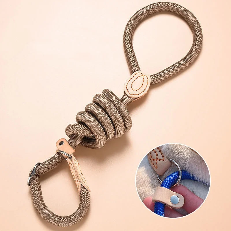 Lesă Slip Rope Heavy Duty – Dresaj și Plimbare
