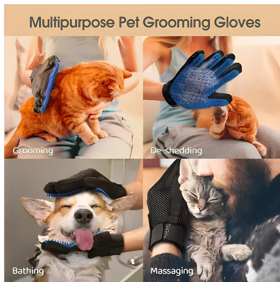 Mănușă Grooming pentru Câini și Pisici