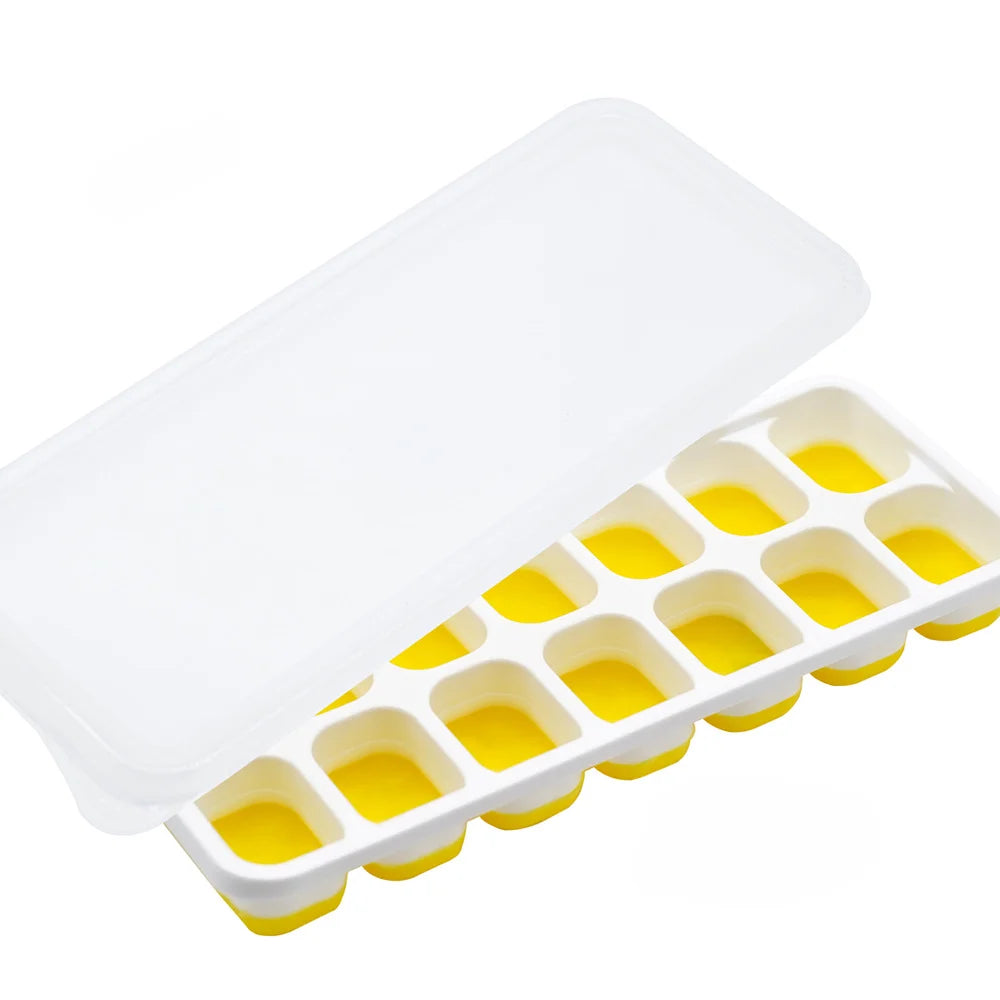 Tavă Silicon pentru Gheață – 14 Compartimente