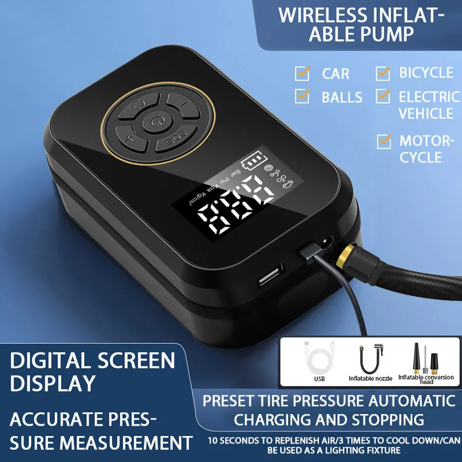 Compresor Auto Portabil BELIBUY cu Display Digital