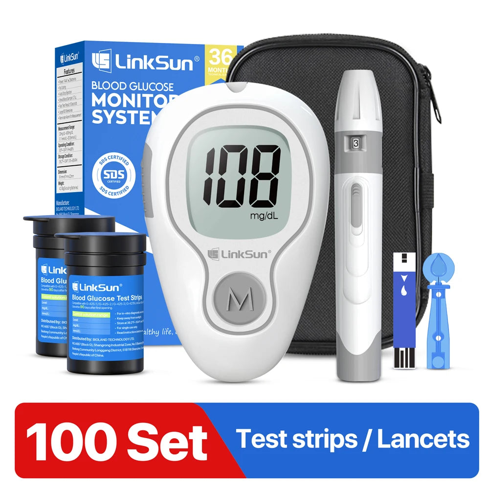 Glucometru LinkSun G-425-1 – Kit Monitorizare Glicemie