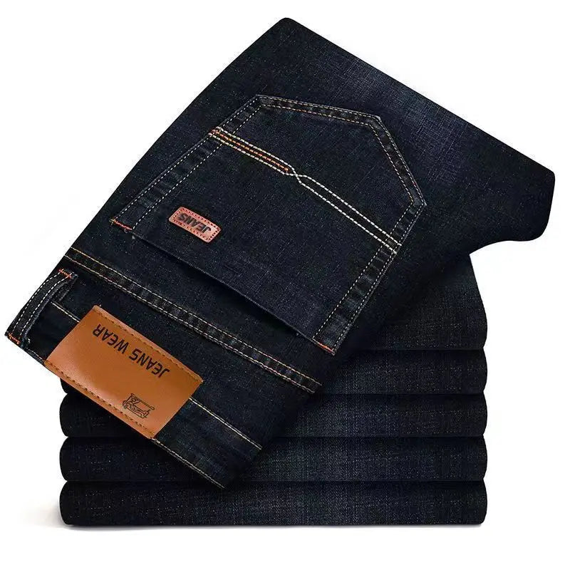 Blugi Negri Straight Fit – Casual & Business