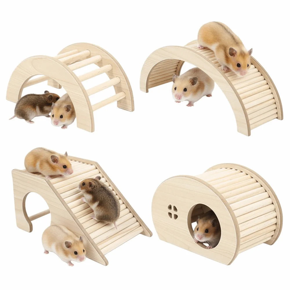 Pod de Cățărat cu Ascunzătoare pentru Hamsteri