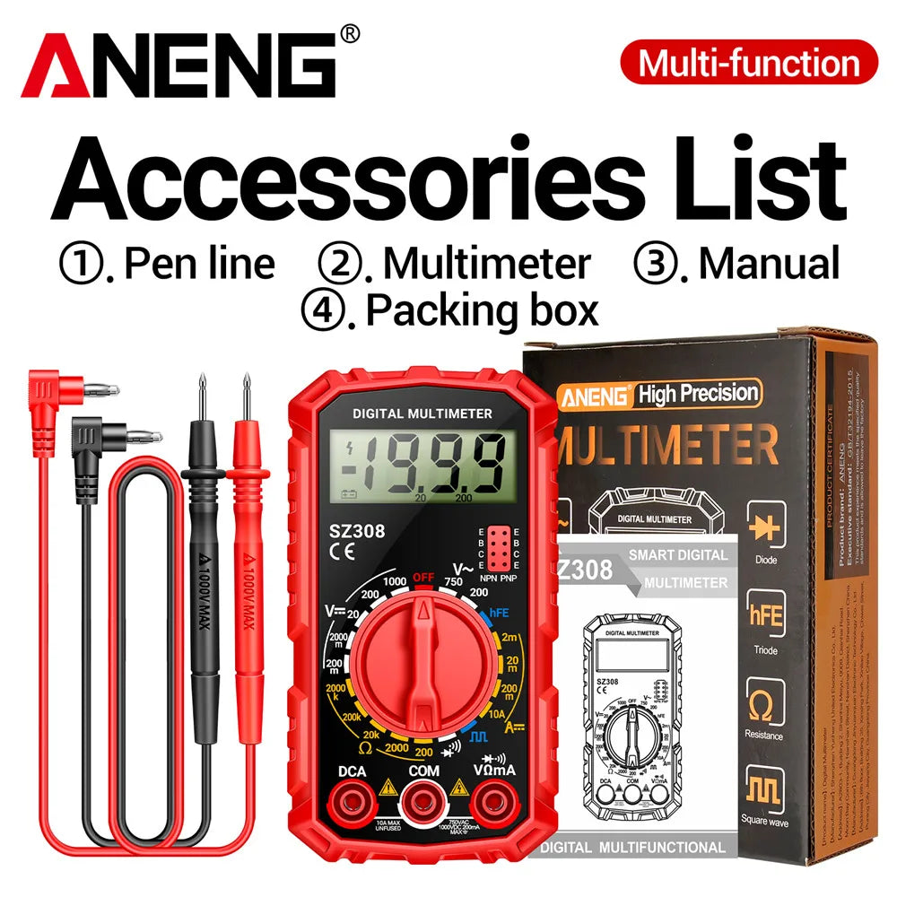 ANENG SZ308 Tester Electric Multimetru
