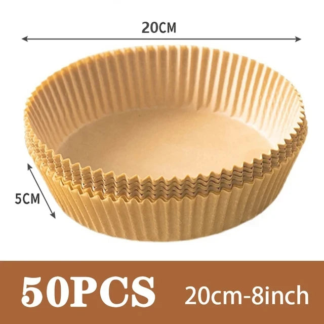 50 Buc Hârtie Air Fryer Antiaderentă