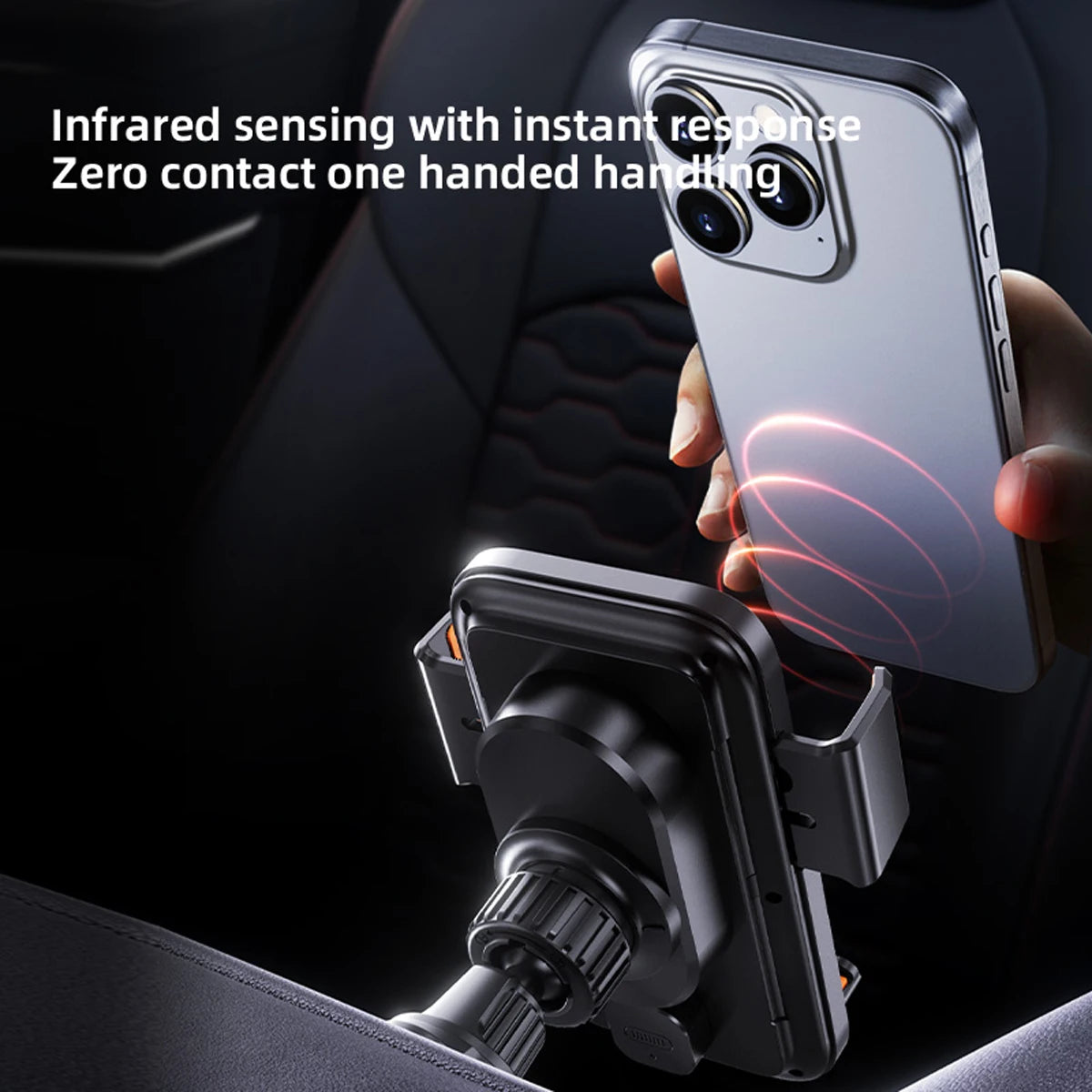 Suport Auto cu Încărcare Wireless 15W