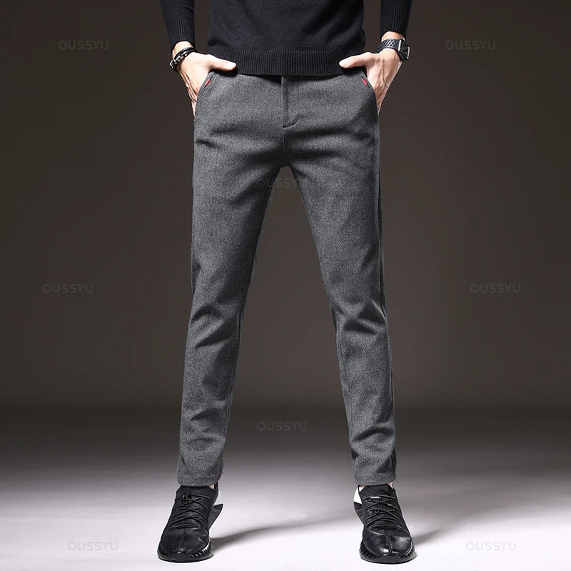 Pantaloni Casual Slim Fit – Business & Confort