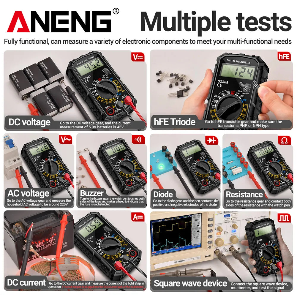 ANENG SZ308 Tester Electric Multimetru