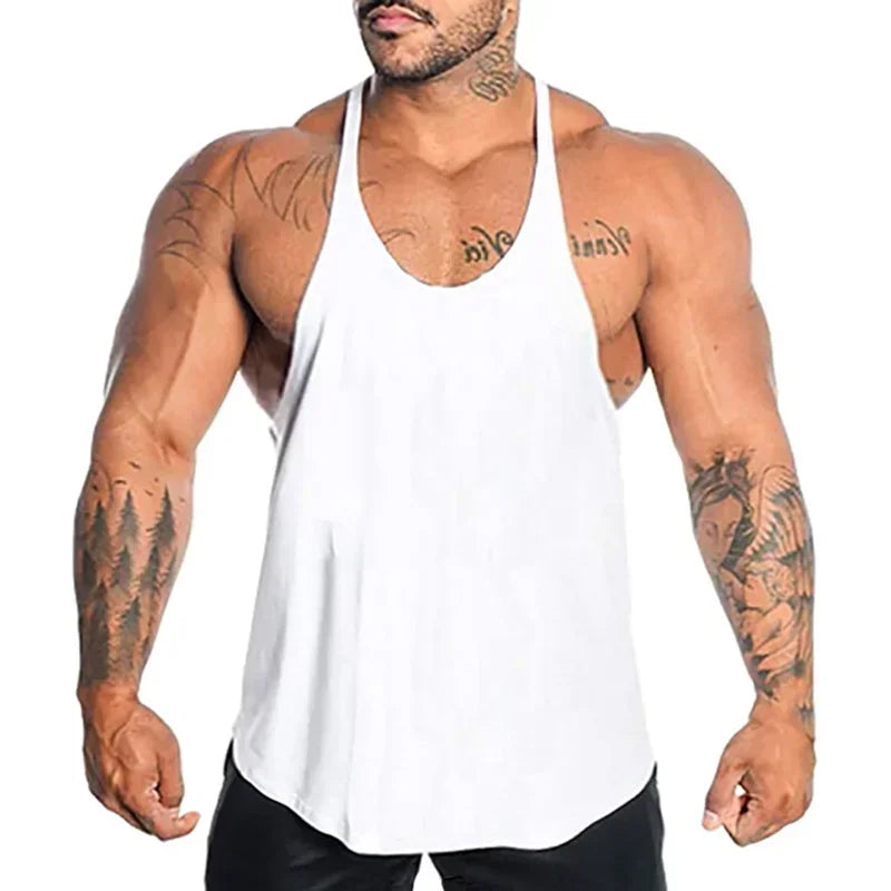 Maiou Fitness Stringer pentru Bărbați – Gym & Bodybuilding