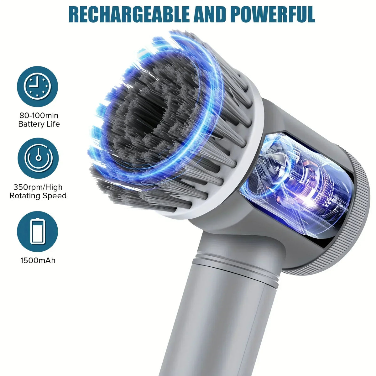 Perie Electrică Rotativă pentru Curățenie