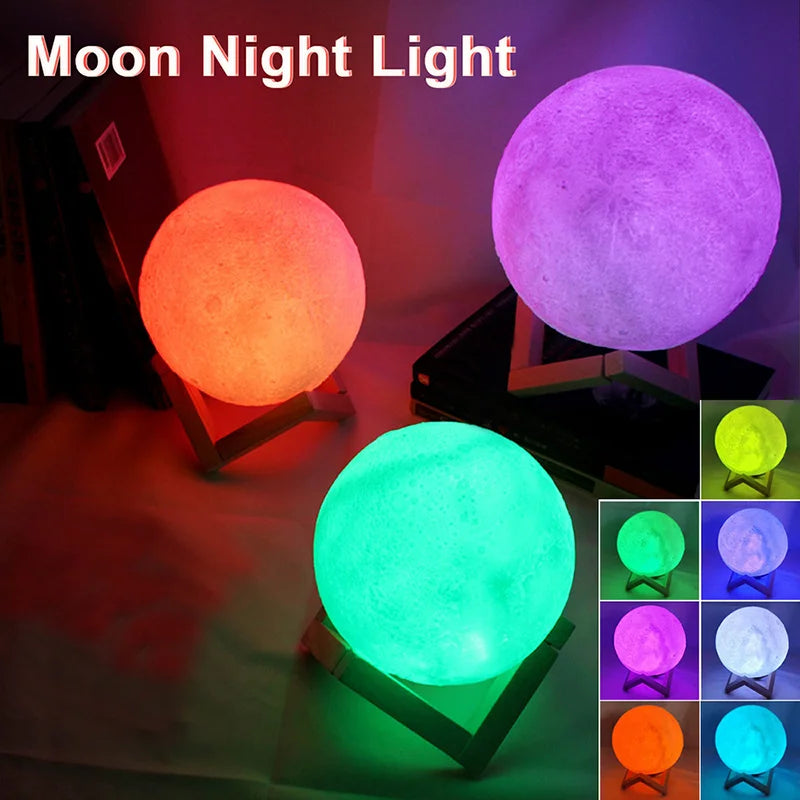 Lampă LED Lună – Galaxy Night Light